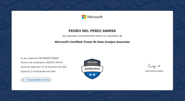 Microsoft Certified Power BI Data Analyst Associate